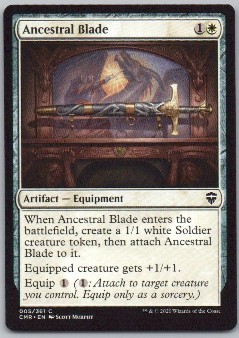 Ancestral Blade 5 Normal Artifact Card - Commander Legends