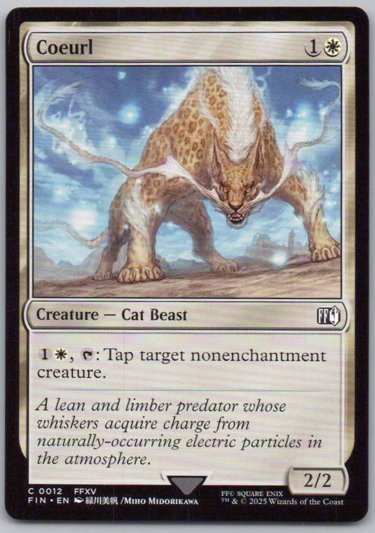 Coeurl 12 Normal Creature Card - FINAL FANTASY