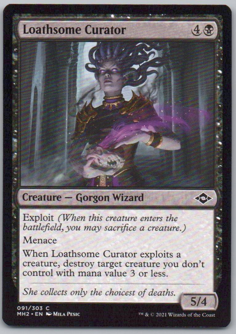 Loathsome Curator 91 0 Creature Card - Modern Horizons 2