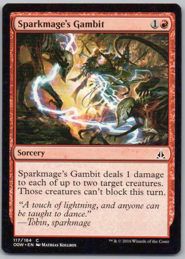 Sparkmage's Gambit 117 Normal Sorcery Card - Oath of the Gatewatch