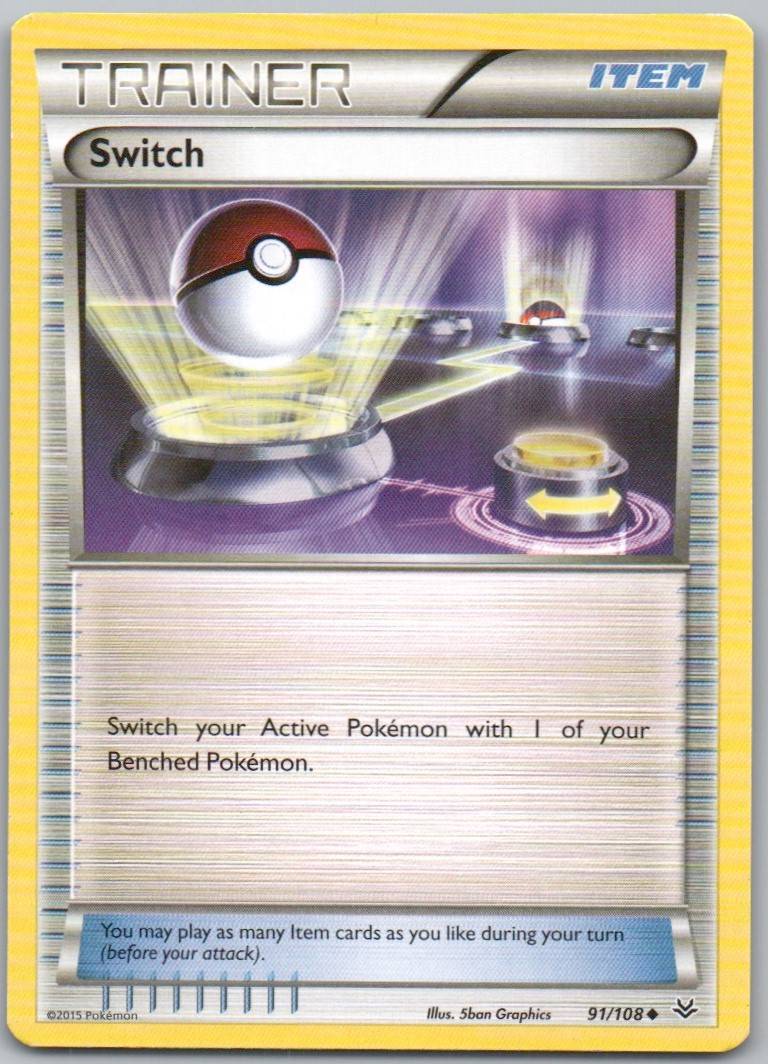 Switch 091 Normal Trainer Card - Roaring Skies