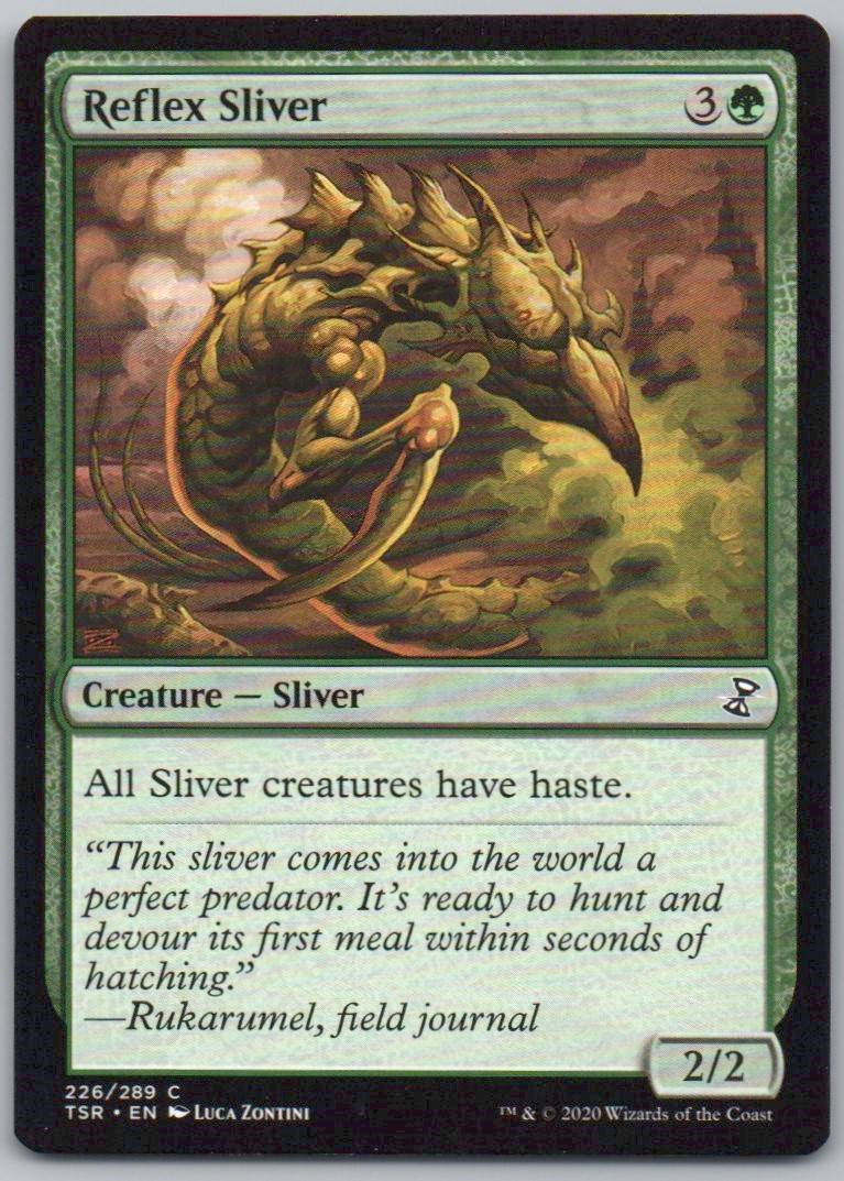 Reflex Sliver 226 Normal Creature Card - Time Spiral: Remastered