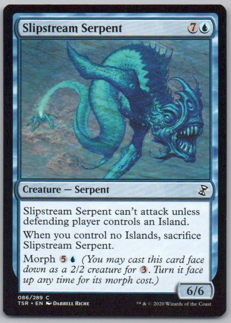 Slipstream Serpent 86 Normal Creature Card - Time Spiral: Remastered