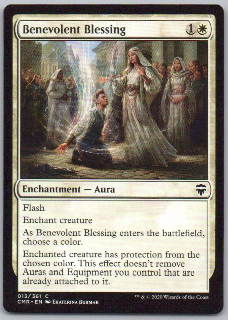 Benevolent Blessing 13 Normal Enchantment Card - Commander Legends
