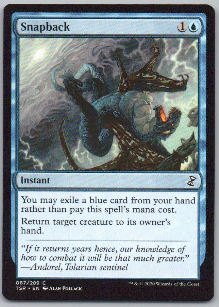 Snapback 87 Normal Instant Card - Time Spiral: Remastered