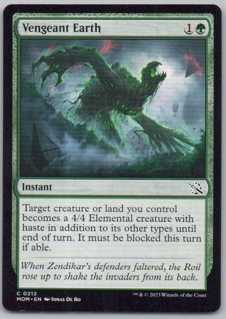 Vengeant Earth 212 0 Instant Card - March of the Machine