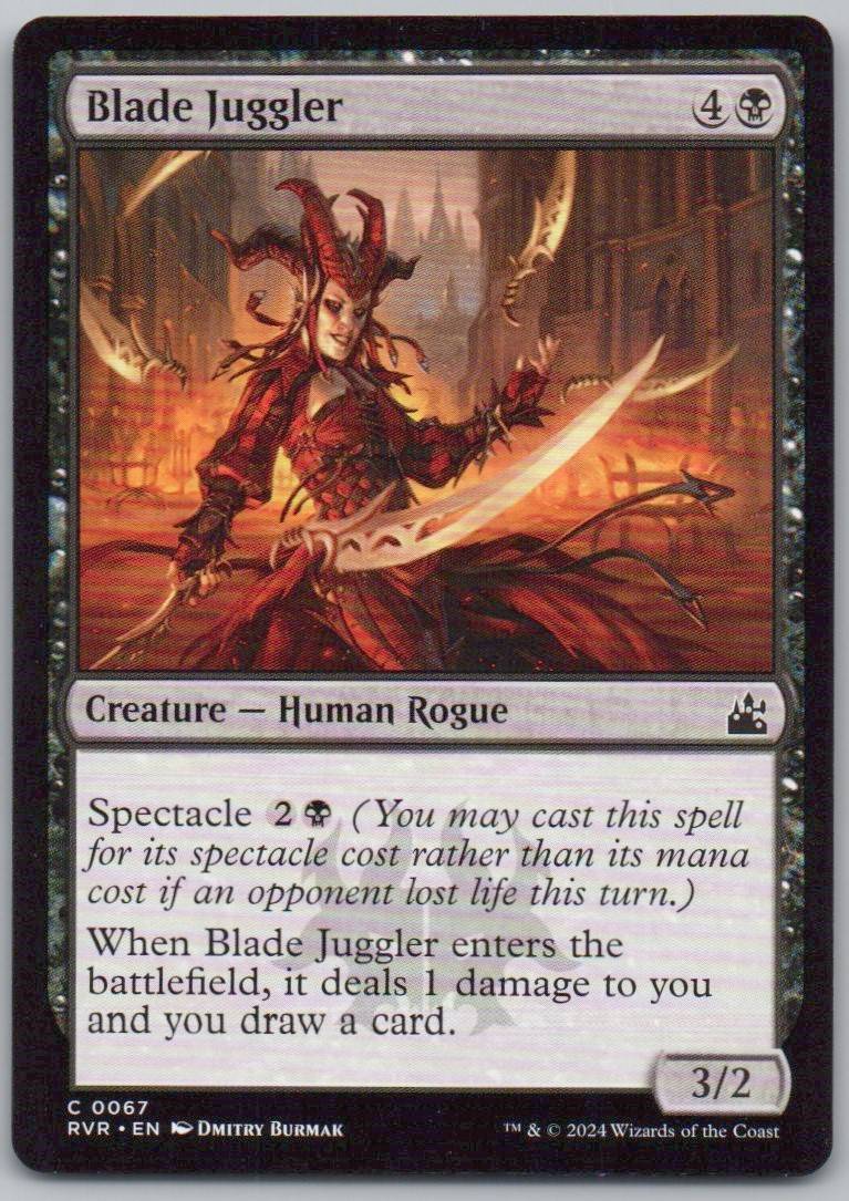 Blade Juggler 67 Normal Creature Card - Ravnica Remastered