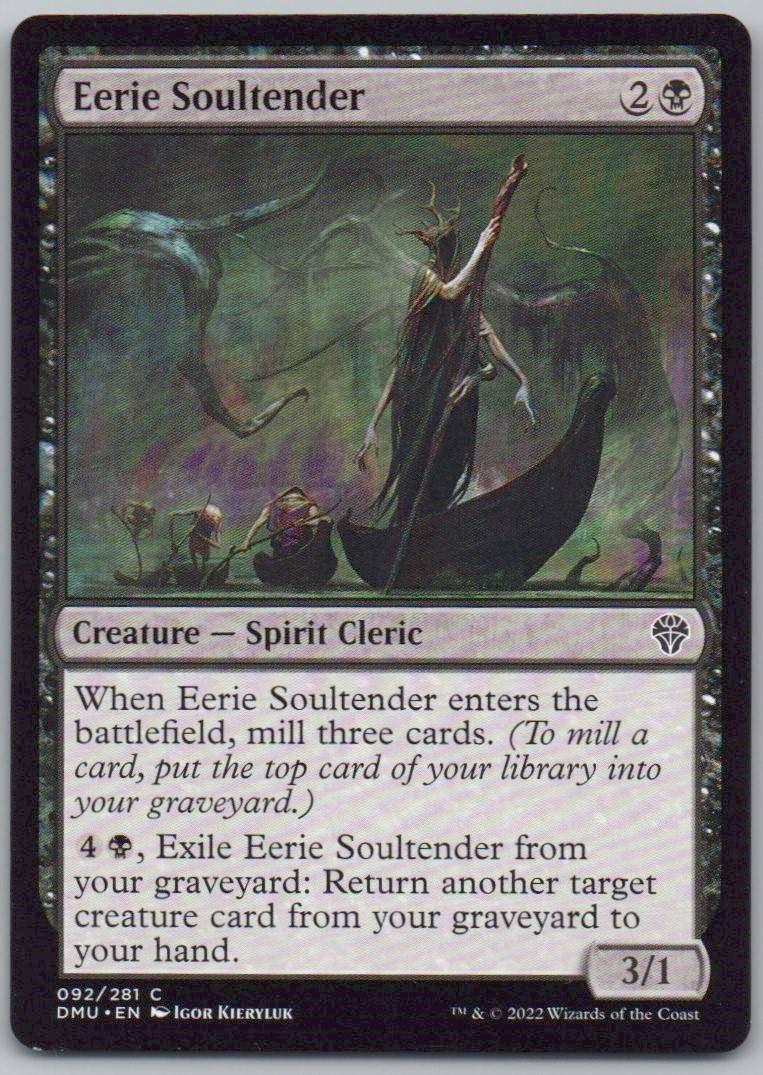 Eerie Soultender 92 Normal Creature Card - Dominaria United