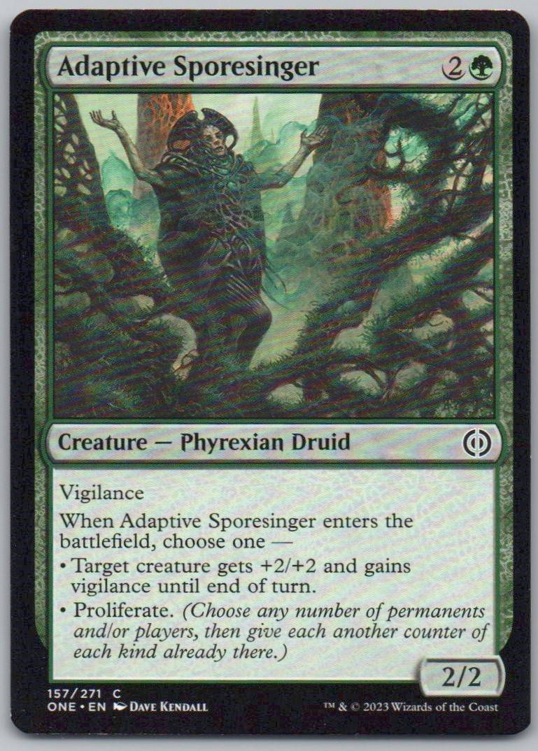 Adaptive Sporesinger 157 Normal Creature Card - Phyrexia: All Will Be One