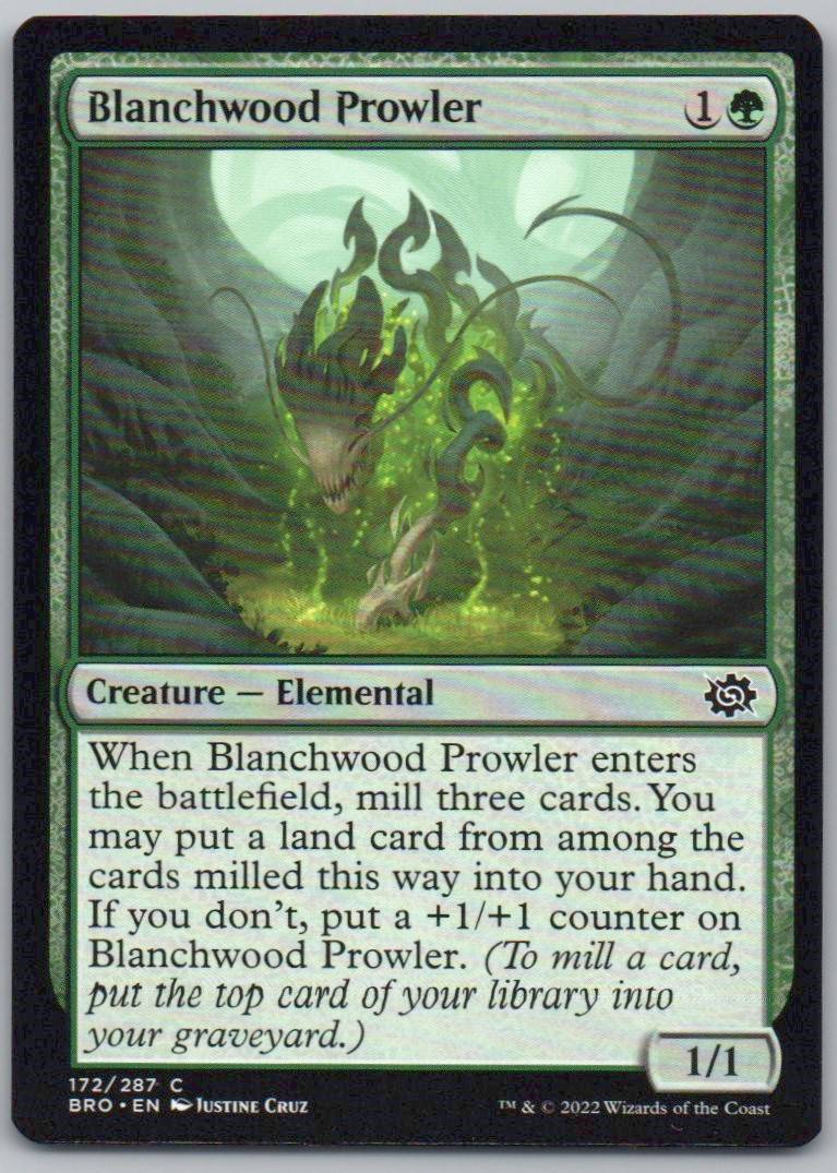 Blanchwood Prowler 172 Normal Creature Card - The Brothers' War