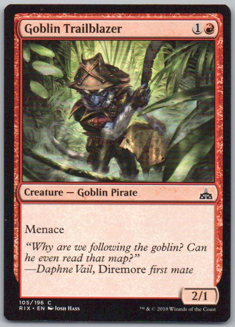 Goblin Trailblazer 105 Normal Creature Card - Rivals of Ixalan