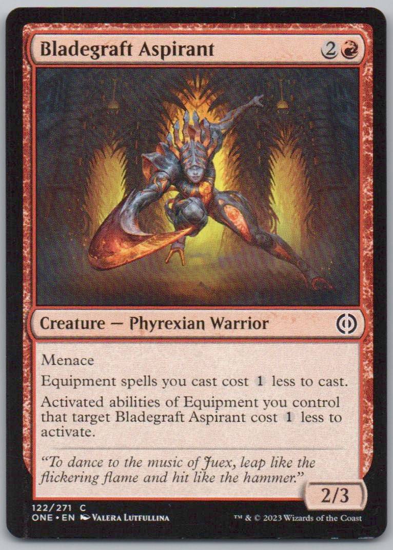 Bladegraft Aspirant 122 Normal Artifact Card - Phyrexia: All Will Be One