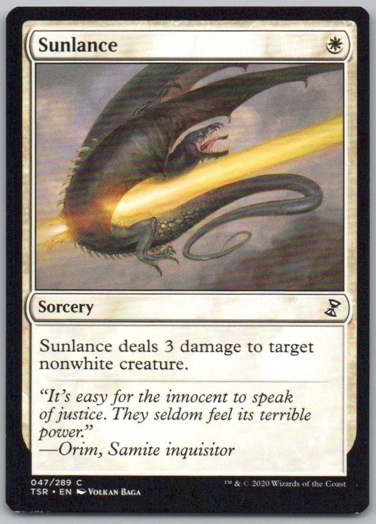 Sunlance 47 Normal Sorcery Card - Time Spiral: Remastered