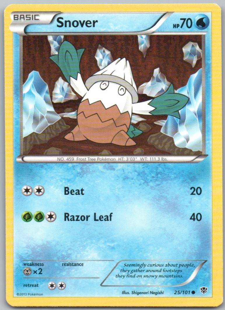 Snover 025 Normal Water Card - Plasma Blast