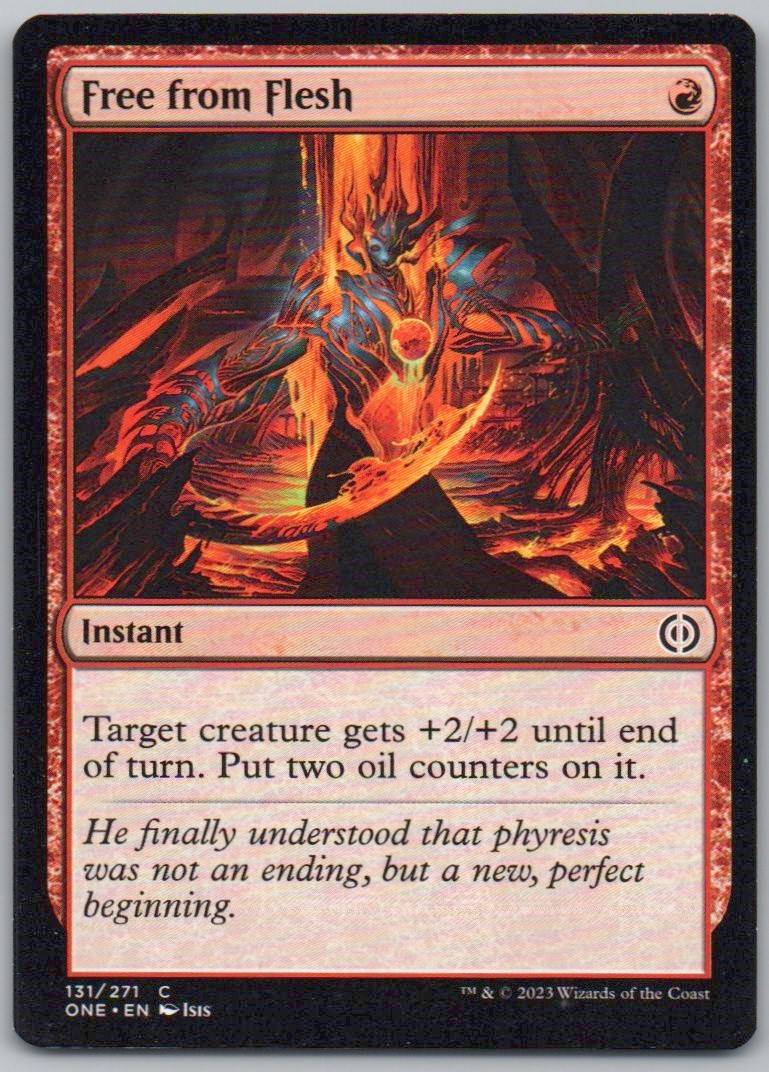 Free from Flesh 131 Normal Instant Card - Phyrexia: All Will Be One