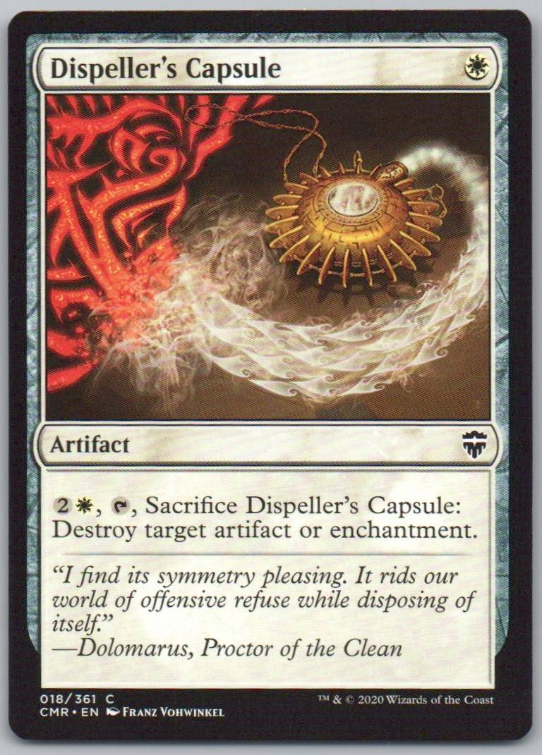 Dispeller's Capsule 18 Normal Artifact Card - Commander Legends