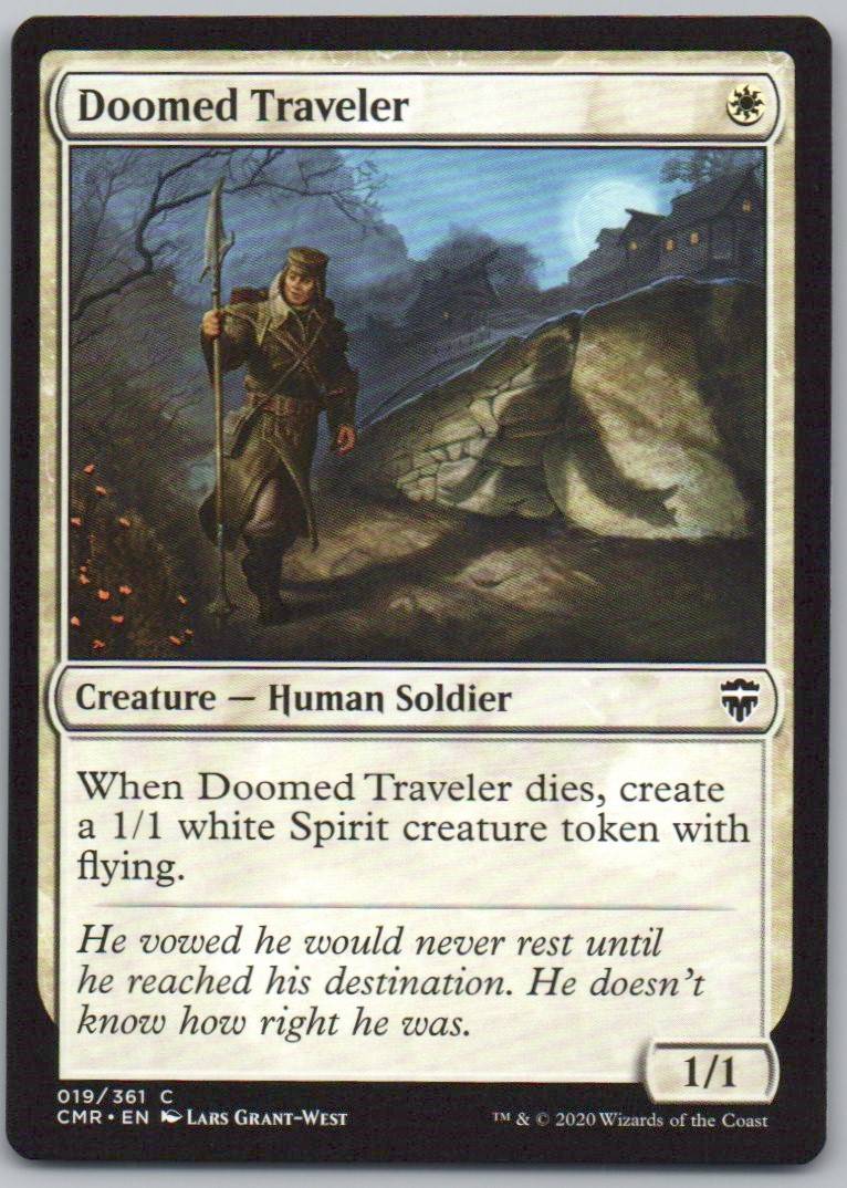 Doomed Traveler 19 Normal Creature Card - Commander Legends
