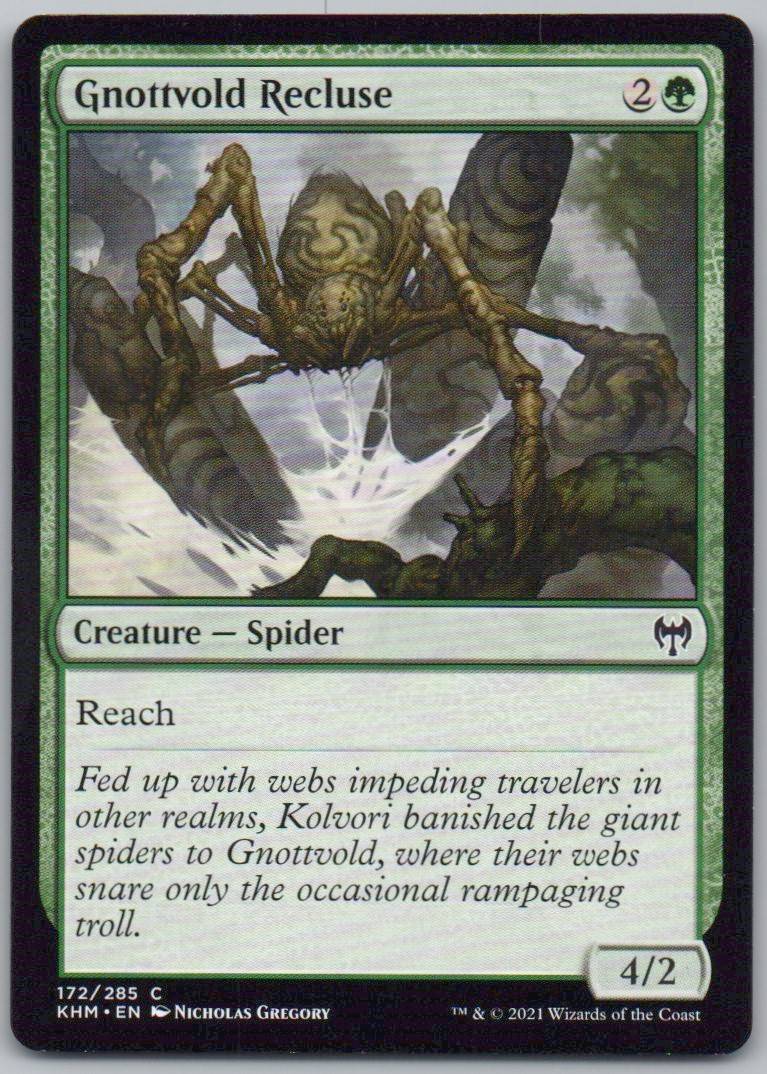 Gnottvold Recluse 172 Normal Creature Card - Kaldheim