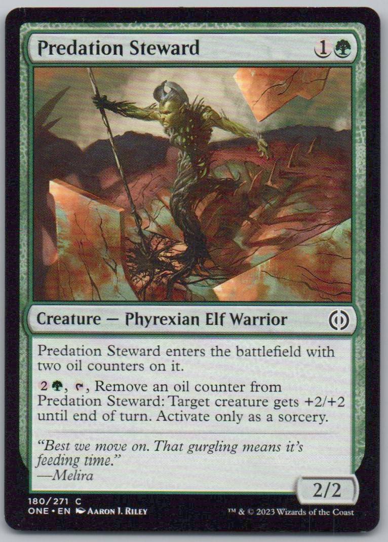 Predation Steward 180 Normal Creature Card - Phyrexia: All Will Be One