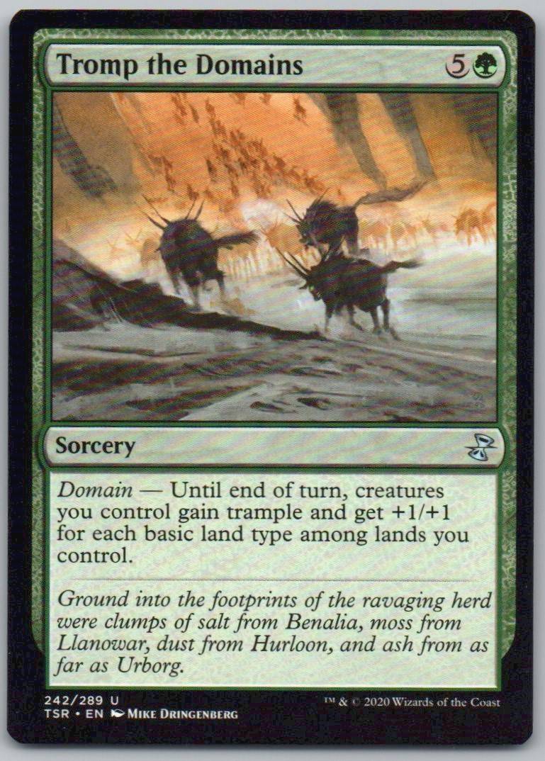 Tromp the Domains 242 Normal Sorcery Card - Time Spiral: Remastered