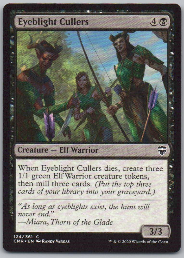 Eyeblight Cullers 124 Normal Creature Card - Commander Legends
