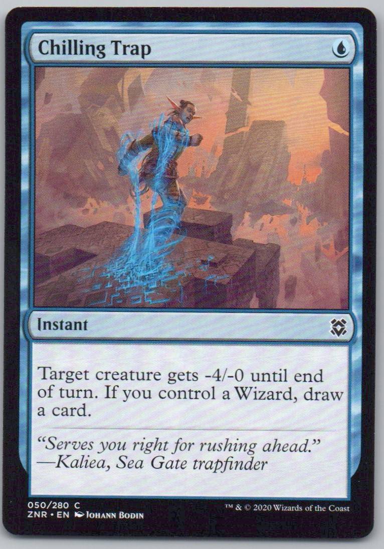Chilling Trap 50 Normal Instant Card - Zendikar Rising