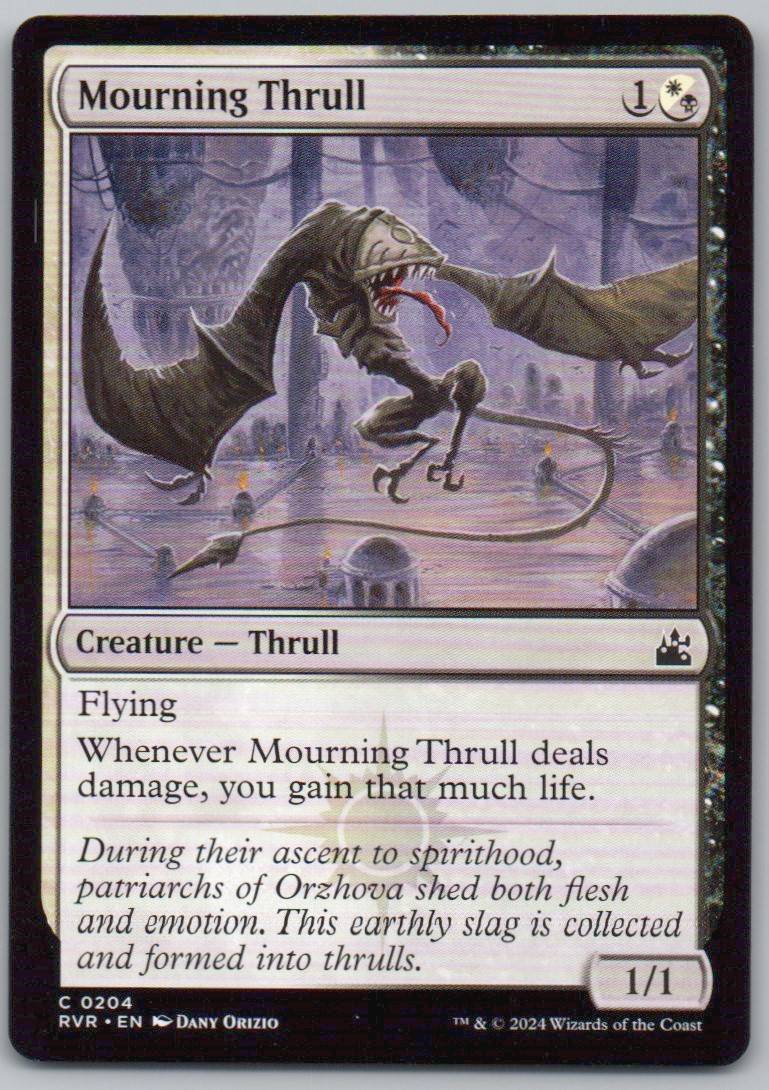 Mourning Thrull 204 Normal Creature Card - Ravnica Remastered