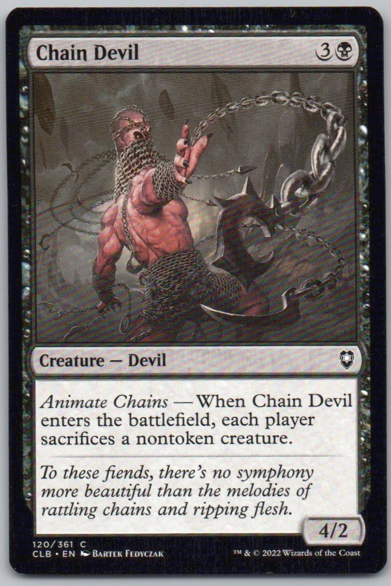 Chain Devil 120 Normal Creature Card - Commander Legends: Battle for Baldur's Gate