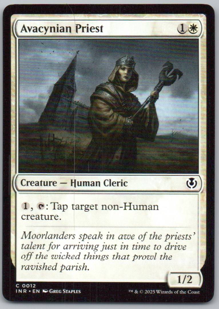 Avacynian Priest 12 0 Creature Card - Innistrad Remastered