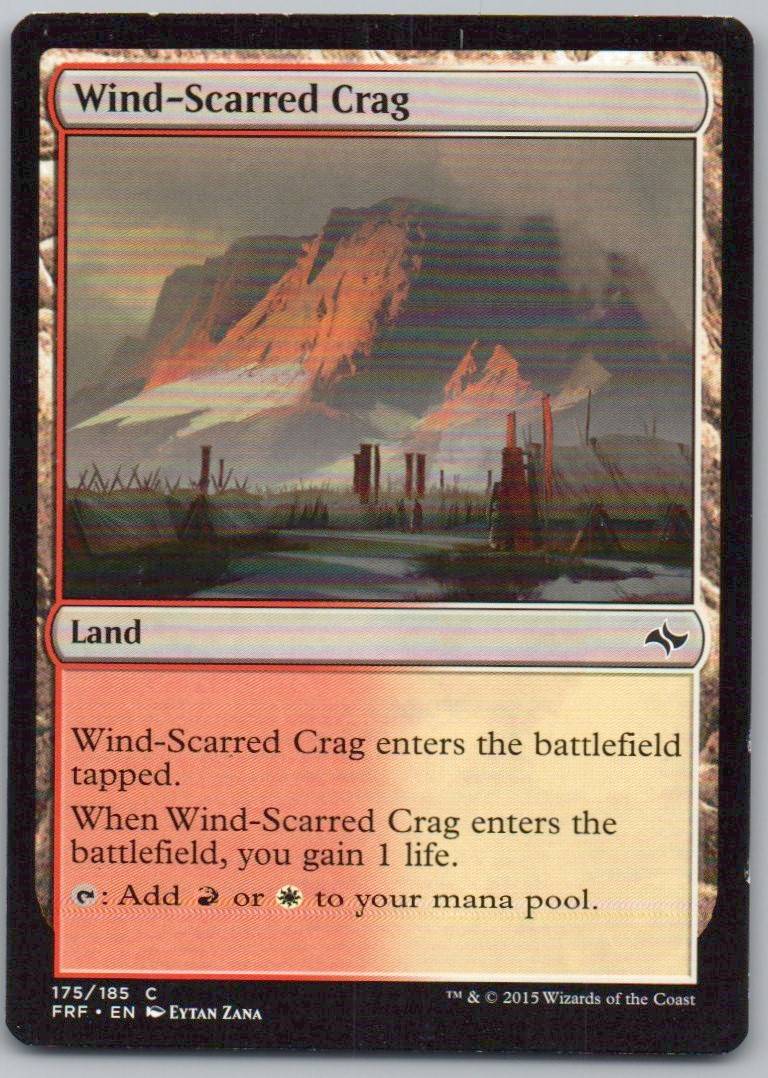 Wind-Scarred Crag 175 Normal Land Card - Fate Reforged