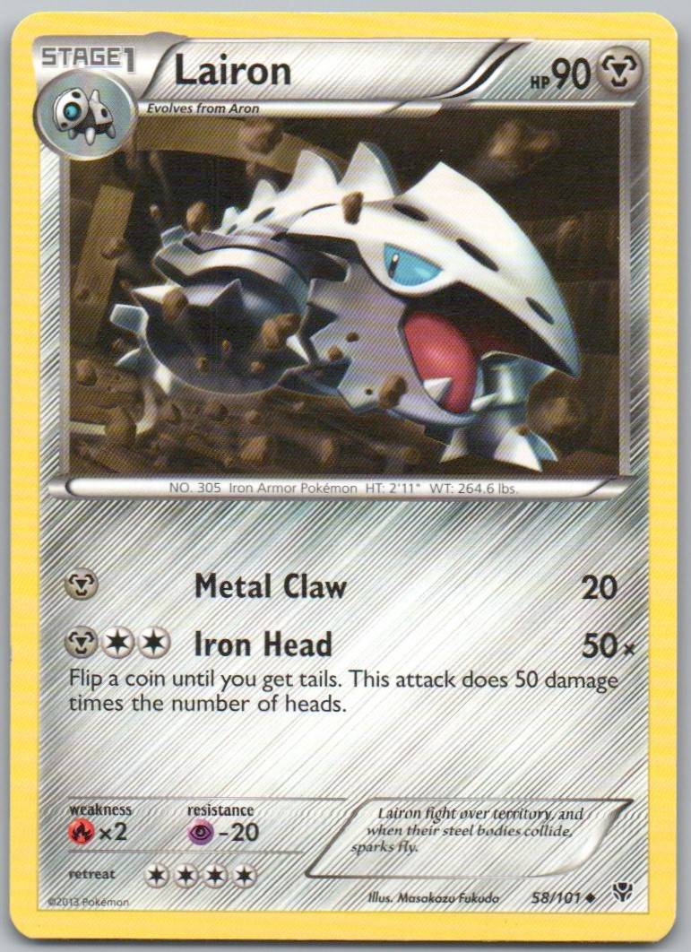 Lairon 058 Normal Metal Card - Plasma Blast