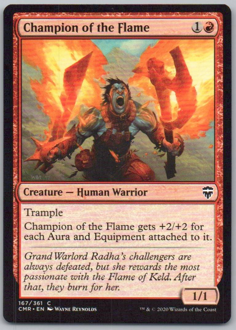 Champion of the Flame 167 Normal Creature Card - Commander Legends
