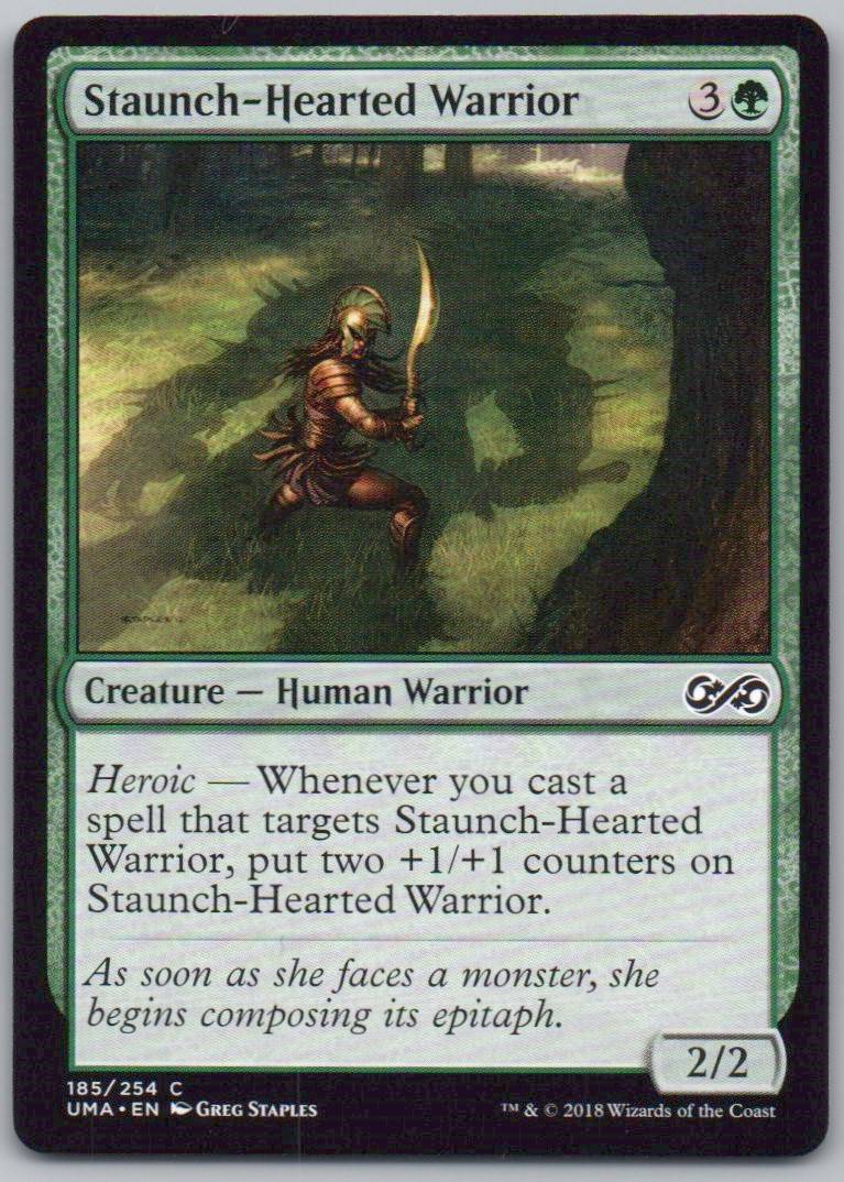 Staunch-Hearted Warrior 185 Normal Creature Card - Ultimate Masters