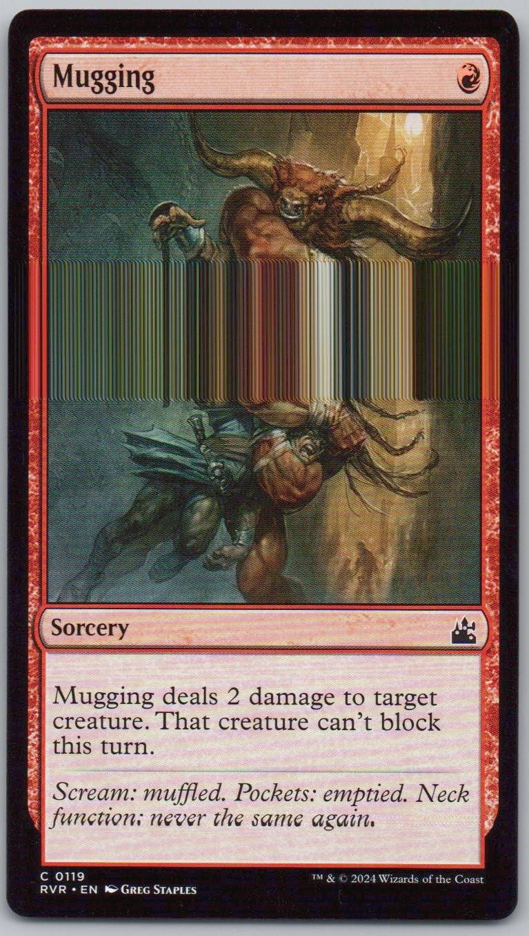 Mugging 119 Normal Sorcery Card - Ravnica Remastered