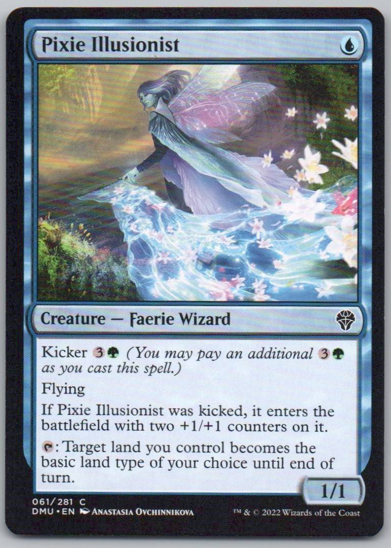 Pixie Illusionist 61 Normal Creature Card - Dominaria United