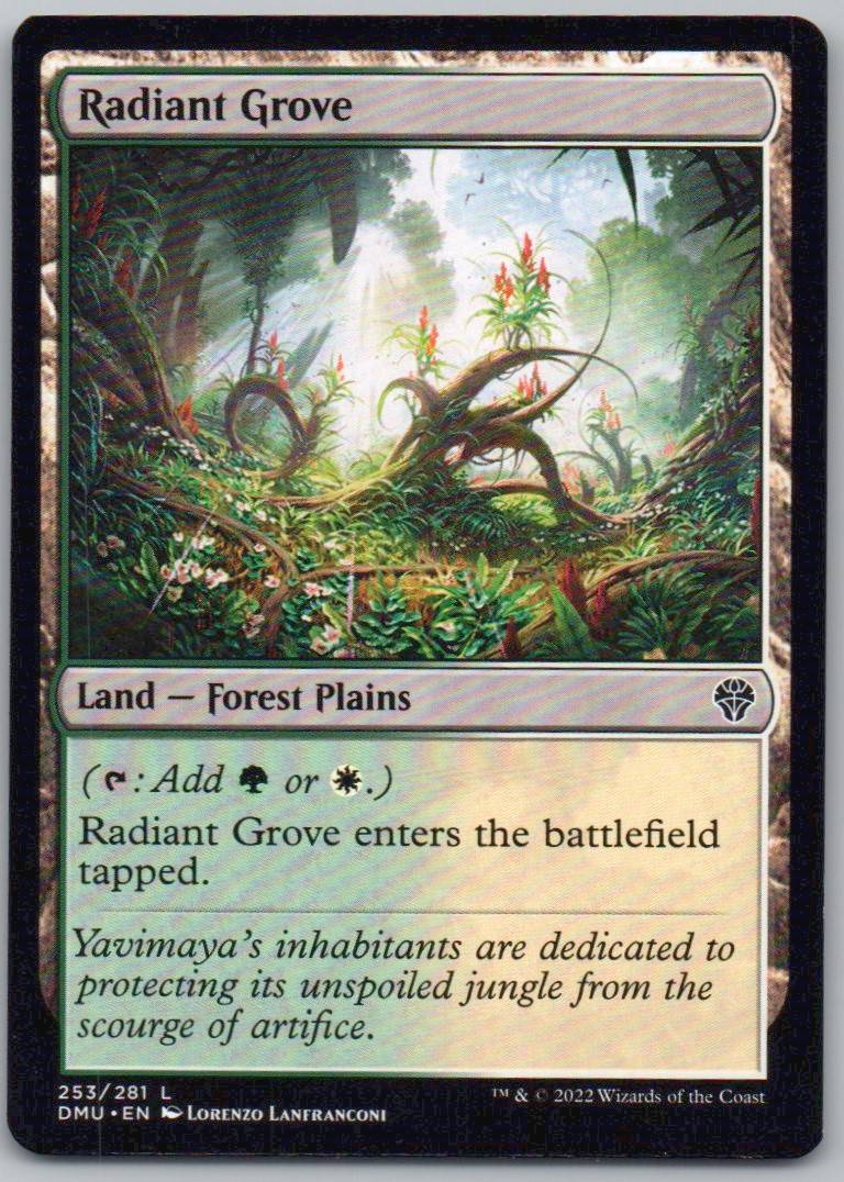 Radiant Grove 253 Normal Land Card - Dominaria United