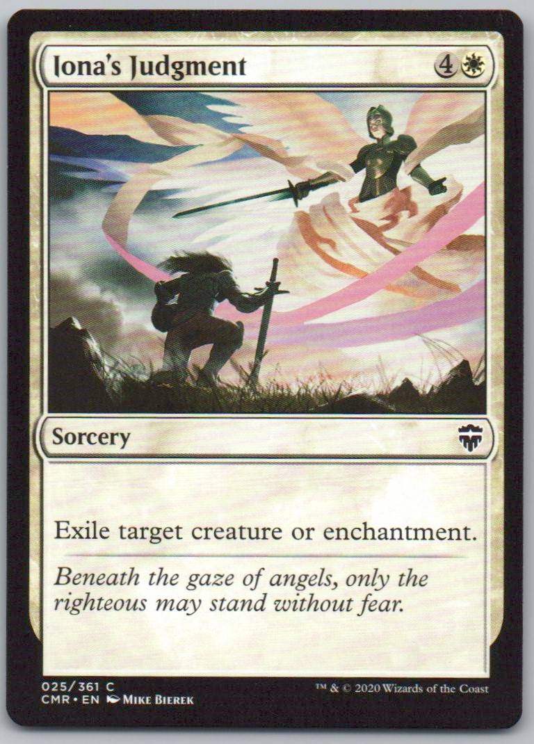 Iona's Judgment 25 Normal Sorcery Card - Commander Legends