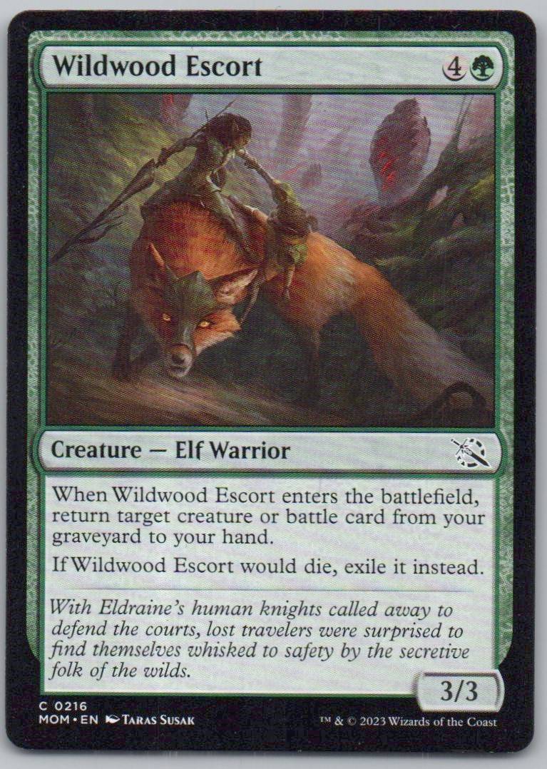 Wildwood Escort 216 0 Creature Card - March of the Machine