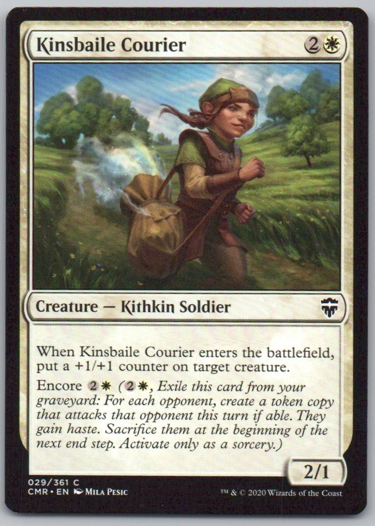 Kinsbaile Courier 29 Normal Creature Card - Commander Legends
