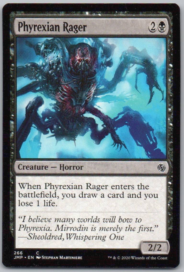 Phyrexian Rager 266 0 Creature Card - Jumpstart