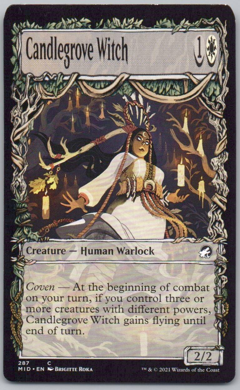 Candlegrove Witch (Showcase) 287 0 Creature Card - Innistrad: Midnight Hunt