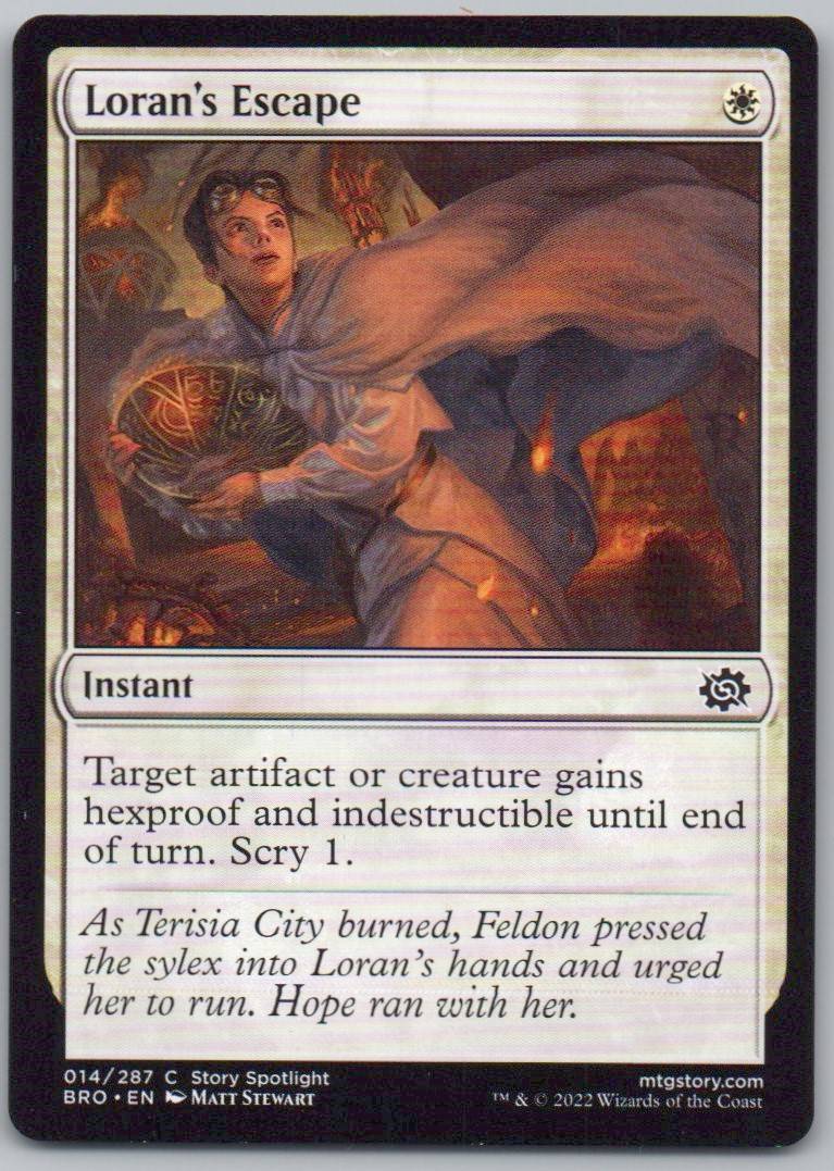 Loran's Escape 14 Normal Instant Card - The Brothers' War
