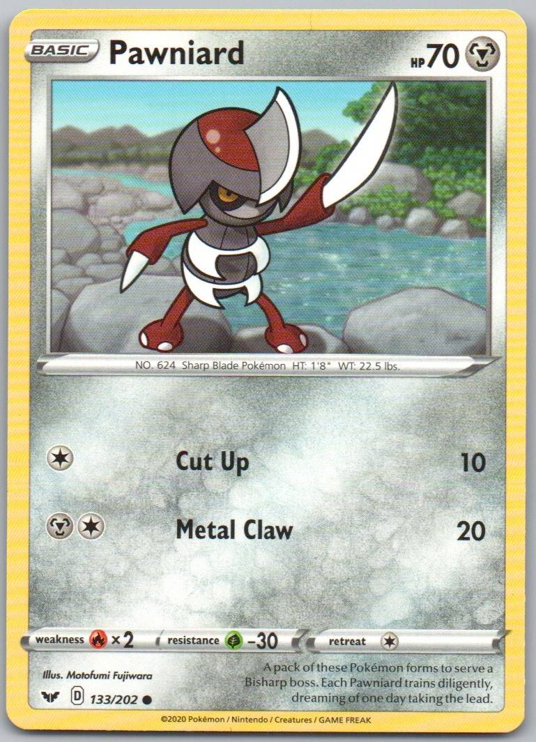Pawniard 133 Normal Metal Card - Sword & Shield
