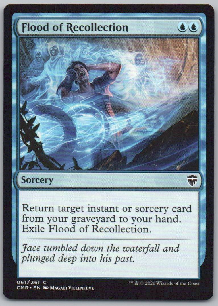 Flood of Recollection 61 Normal Sorcery Card - Commander Legends
