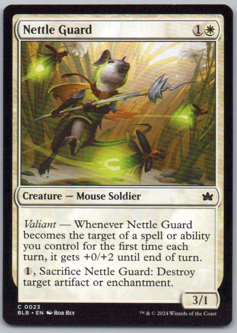 Nettle Guard 23 Normal Creature Card - Bloomburrow