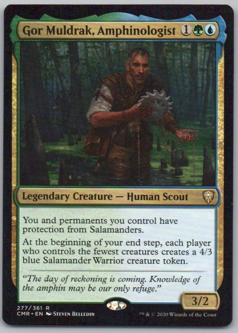 Gor Muldrak, Amphinologist 277 Normal Legendary Card - Commander Legends