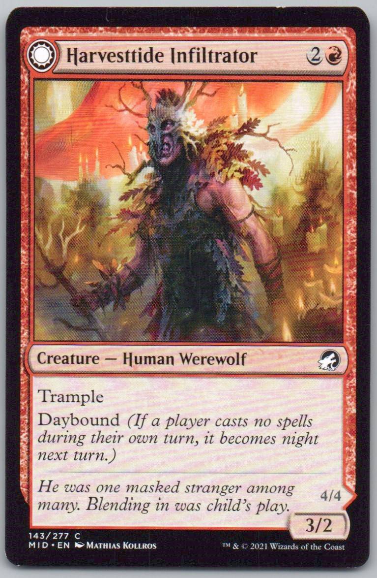 Harvesttide Infiltrator 143 0 Creature Card - Innistrad: Midnight Hunt