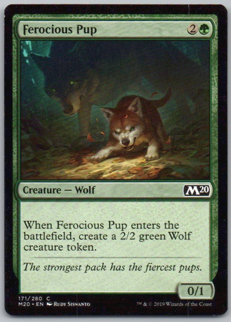 Ferocious Pup 171 Normal Creature Card - Core Set 2020