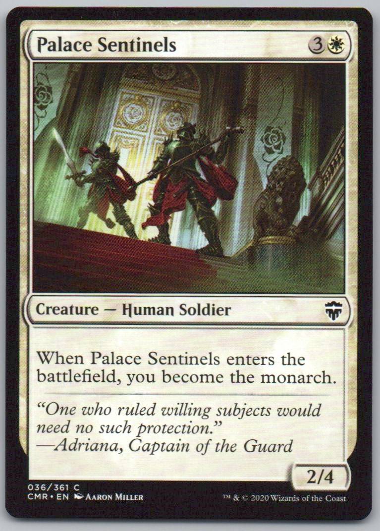 Palace Sentinels 36 Normal Creature Card - Commander Legends