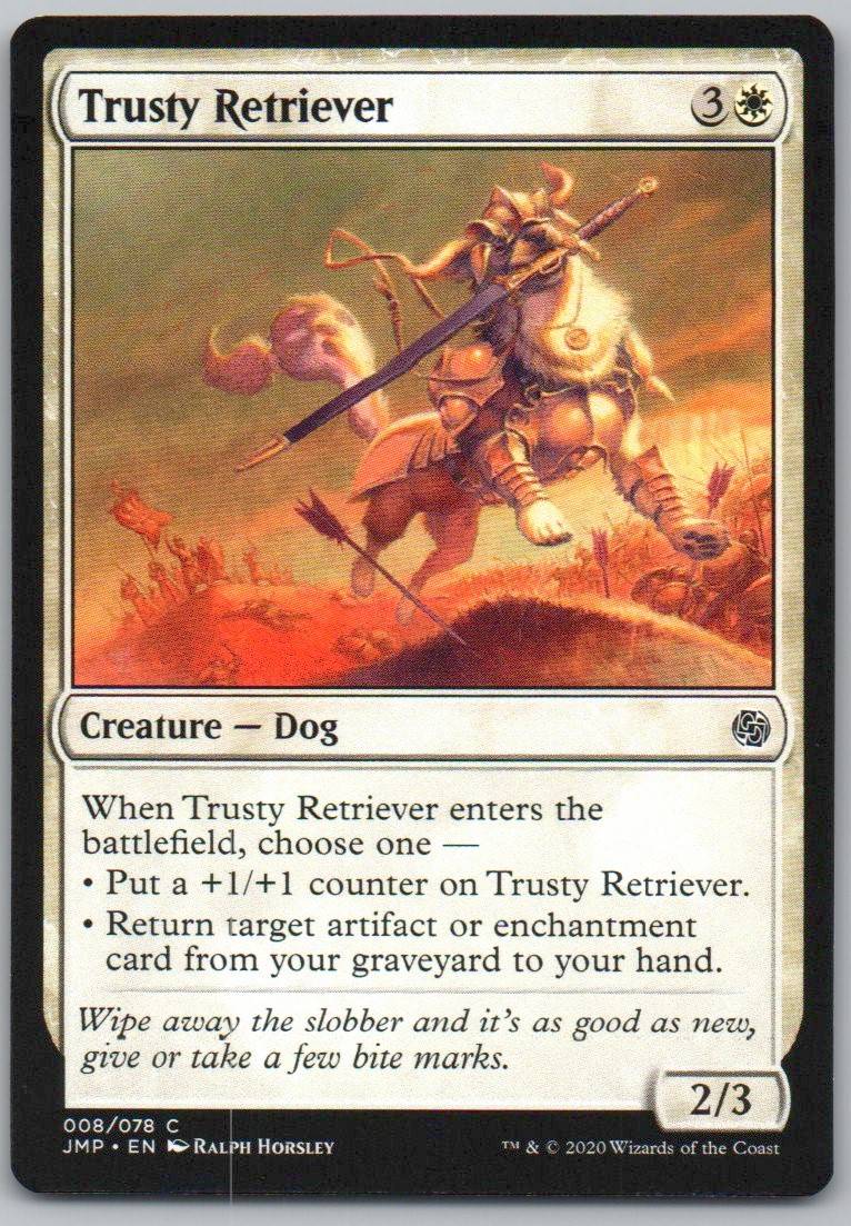 Trusty Retriever 8 0 Creature Card - Jumpstart